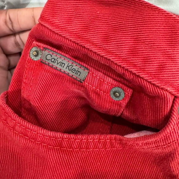 Calvin Klein Red Jeans - Picture 5 of 6